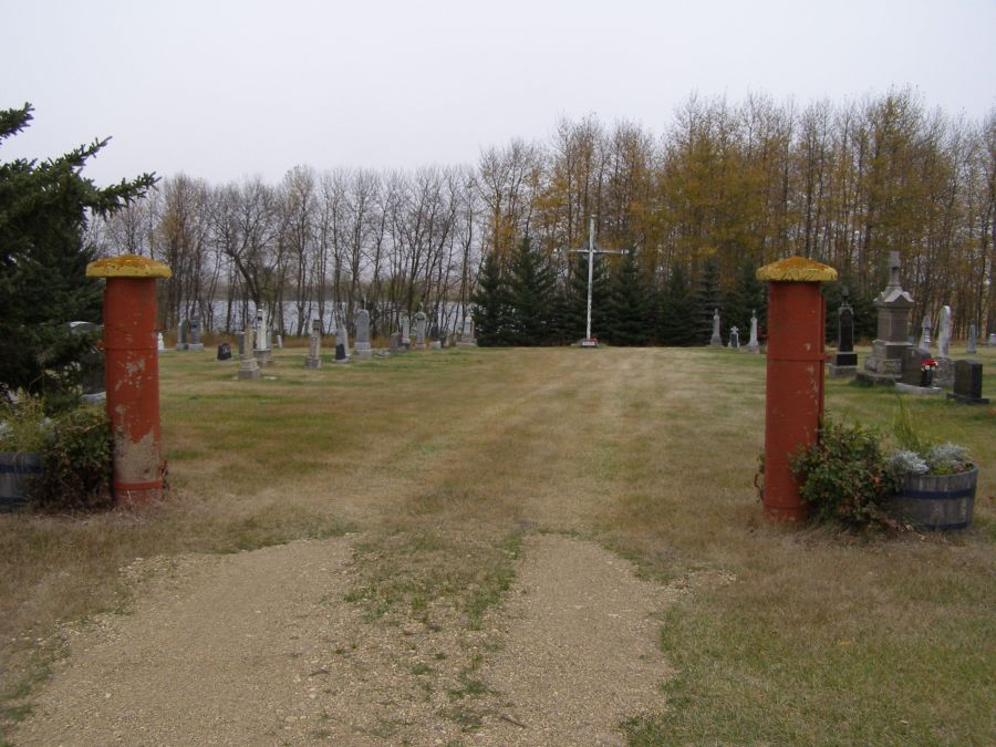 Entrance to Mariapolis Manitoba Roman Catholic Church Cemetery